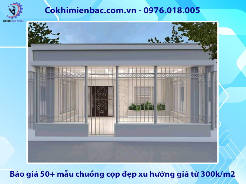 Báo giá 50+ mẫu chuồng cọp đẹp xu hướng giá từ 300k/m2