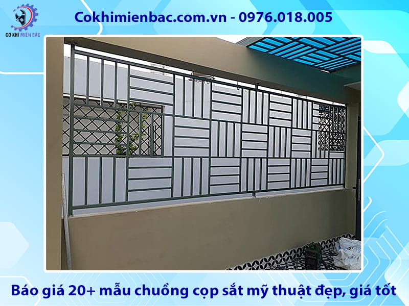 Báo giá 20+ mẫu chuồng cọp sắt mỹ thuật đẹp, giá tốt